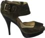 Michael Kors Pre-owned Leather heels Black Dames - Thumbnail 1