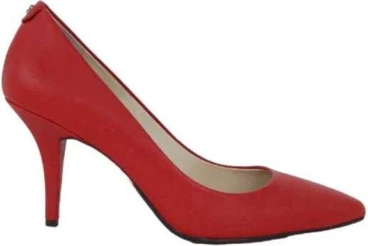 Michael Kors Pre-owned Leather heels Red Dames