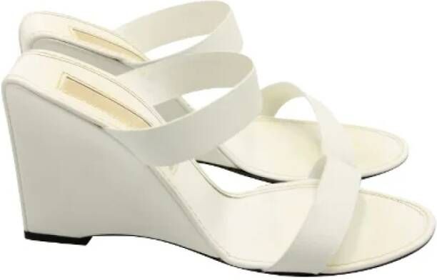 Michael Kors Pre-owned Leather heels White Dames