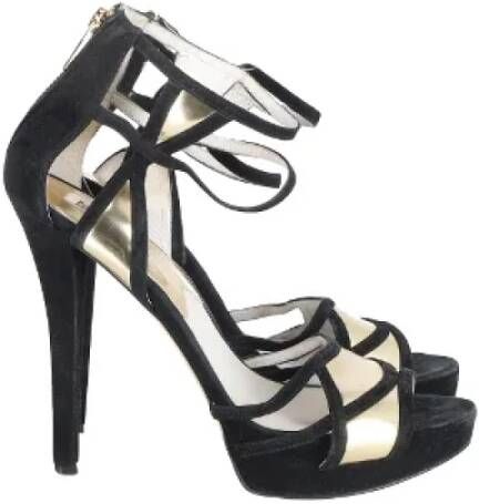 Michael Kors Pre-owned Suede heels Black Dames