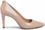 Michael Kors womens leather pumps court schoenen high heel dorothy Beige Dames - Thumbnail 12