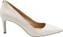 Michael Kors Alina Flex Lederen Pump Beige Dames - Thumbnail 1
