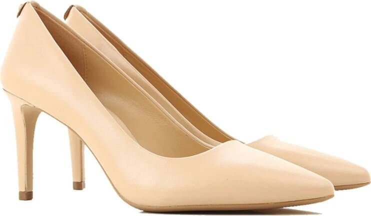 Michael Kors Alina Leren Décolleté in Blush Kleur Beige Dames - Foto 8