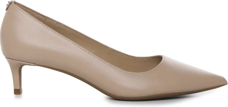 Michael Kors Alina Pumps Dubbelrij Lange Mouwen Capuchon Riem Beige Dames