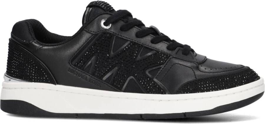 Michael Kors Rebel Lace Up Lage Sneakers Black Dames
