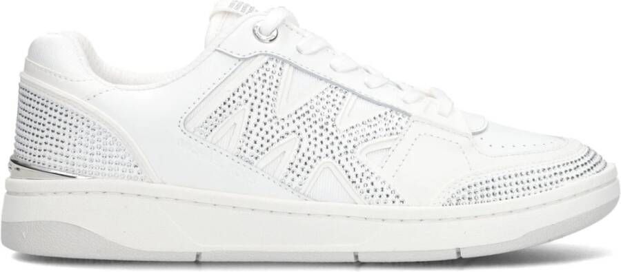 MICHAEL KORS Lage Sneakers Dames Rebel Lace Up Maat: 40 5 Materiaal: Leer Kleur: Wit