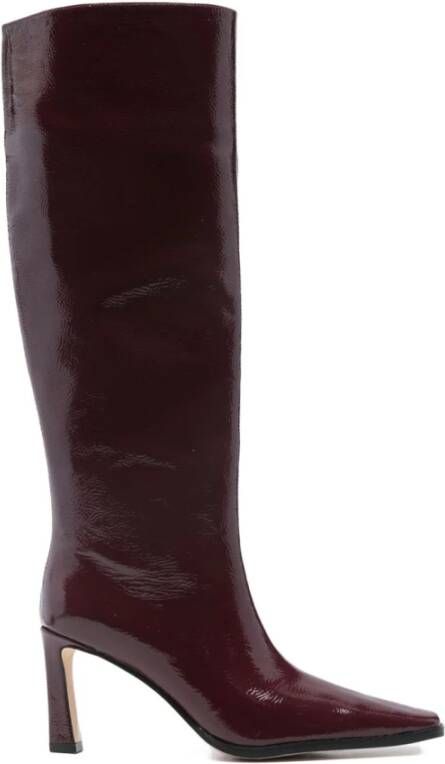 Michael Kors Rode Enkellaarzen Rosso Aw25