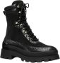 Michael Kors Rowan Lace-Up Zwarte Bootie Vrouw Black Dames - Thumbnail 1