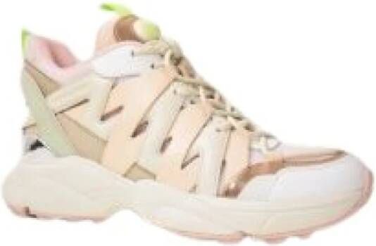 Michael Kors Roze Witte Veterschoenen
