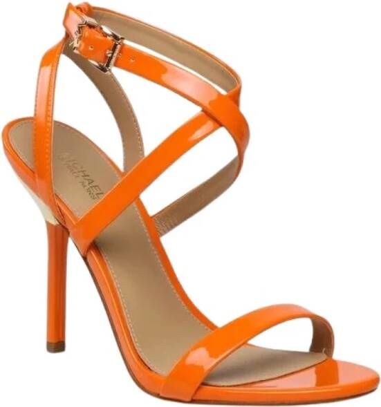 Michael Kors Stijlvolle Sandaal voor Zomer Outfits Orange Dames