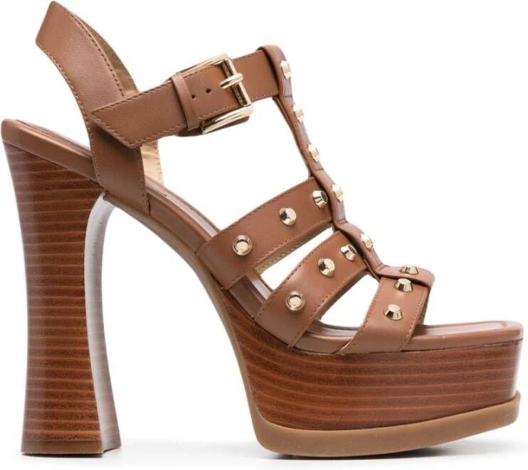 Michael Kors Sandalen met hoge hakken Bruin Dames