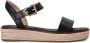 Michael Kors Zwarte Plateau Sandaal met Gouden Detail Black Dames - Thumbnail 1