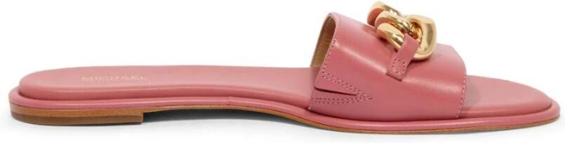 Michael Kors Scarlett Slide leren slippers