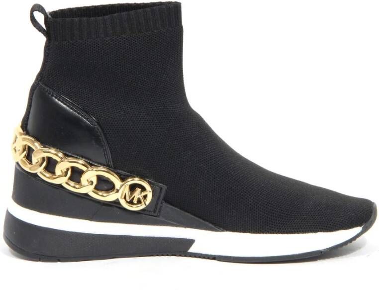 Michael Kors Sneakers Skyler in tessuto tecnico con catena dorata