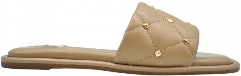 Michael Kors Teenslippers Sliders Beige Dames