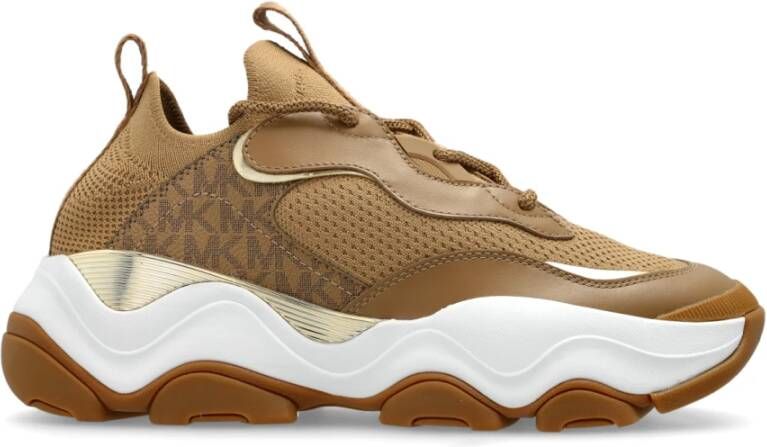 Michael Kors Sneakers Atlas Brown Dames