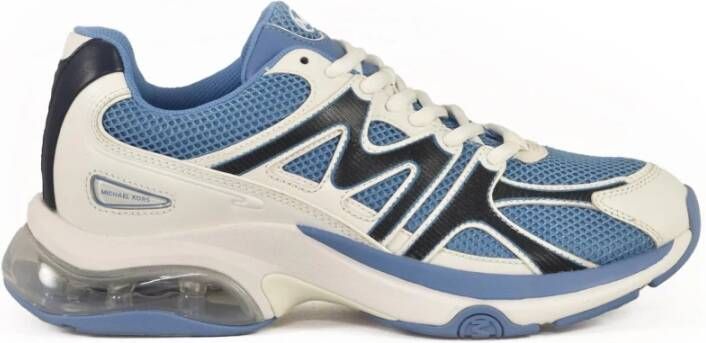 Michael Kors Sneakers met leder- en polyestermix Blue Dames