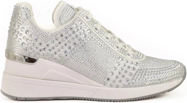 Michael Kors Sneakers met rubberen zool polyester materiaal Black Dames