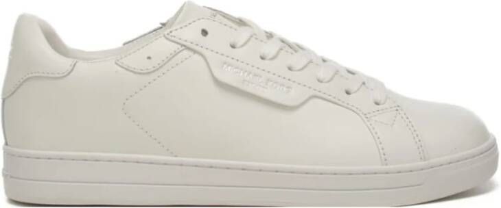 Michael Kors Witte leren sneakers White Heren
