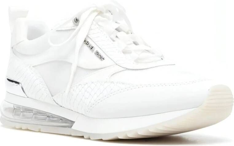 Michael Kors Witte Casual Gesloten Platte Sneakers White Dames