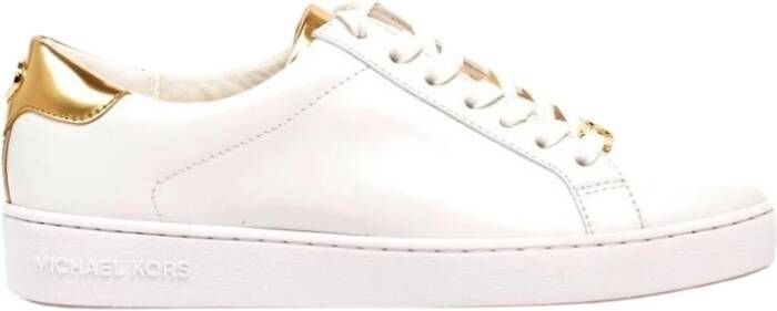 Michael Kors Irving Kanten Witte Gouden Sneaker Wit Dames - Foto 7