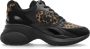Michael Kors Zuma Cheetah Print Trainer Black Dames - Thumbnail 1