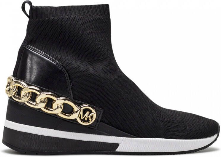 Michael Kors Sneakers Skyler in tessuto tecnico con catena dorata