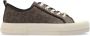 Michael Kors Evy Empire Logo Print Low-Top Sneakers Brown Dames - Thumbnail 1