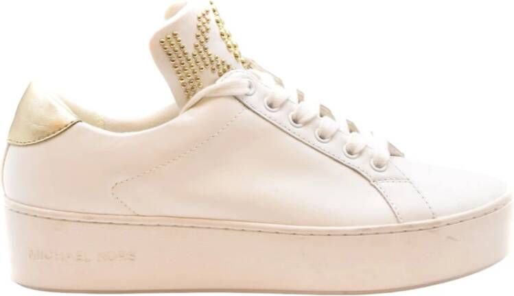 Michael Kors Stijlvolle Damessneakers voor Casual Gelegenheden White Dames