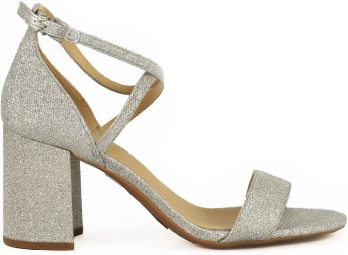 Michael Kors Stijlvolle Sandaal met Rubberen Zool Gray Dames