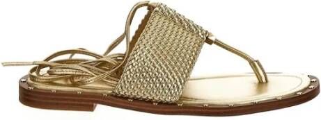 Michael Kors Stijlvolle Sandalen voor de Zomer Yellow Dames