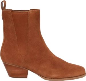 Michael Kors Suède Western-geïnspireerde Laarzen Bruin Dames