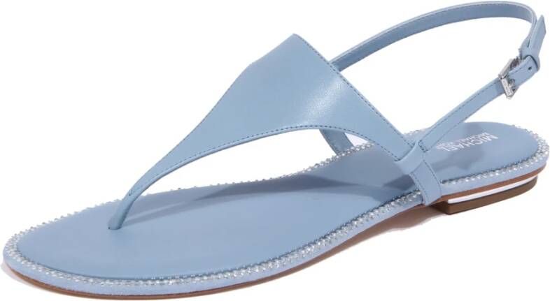 Michael Kors Swarovski Leren Teenslipper