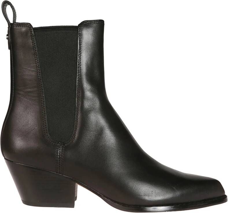 Michael Kors Leren Western-geïnspireerde Laarzen Black Dames