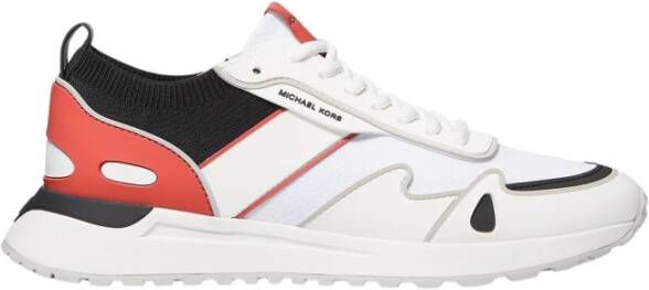 Michael Kors Trendy Rood en Wit Sneakers voor Heren White Heren