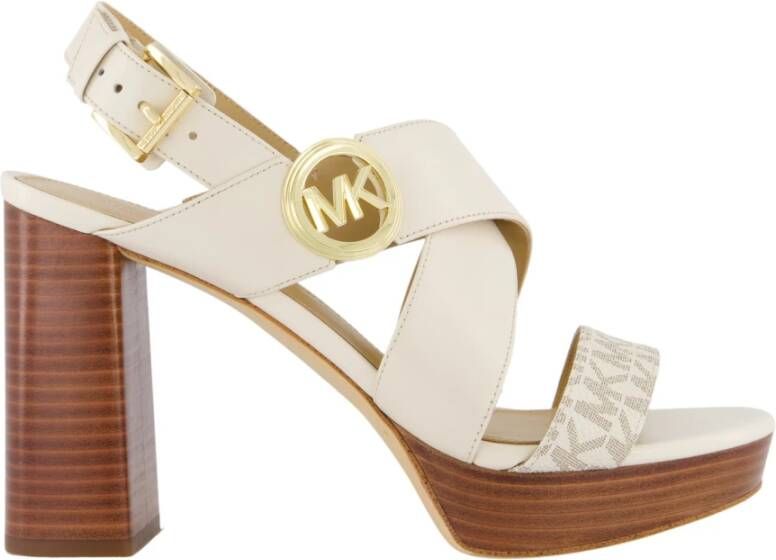 Michael Kors Vera Platform White Dames