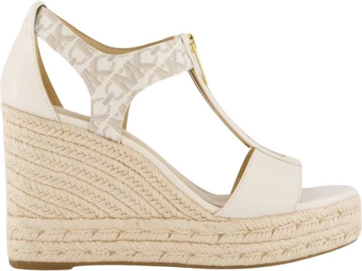 Michael Kors Wedge Sandaal Vanille Stijlvol Multicolor Dames