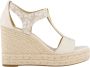 Michael Kors Wedge Sandaal Vanille Stijlvol White Dames - Thumbnail 1