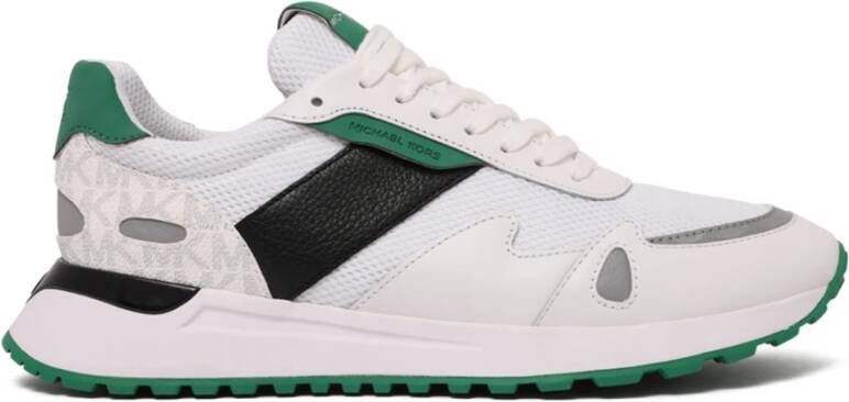 Michael Kors Wit Groen Kleurblok Sneakers