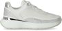 Michael Kors Witte Leren Sneakers met Strass White Dames - Thumbnail 1