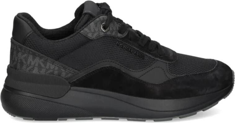Michael Kors Zwarte Casual Leren Sneakers