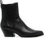 Michael Kors Leren Western-geïnspireerde Laarzen Black Dames - Thumbnail 1