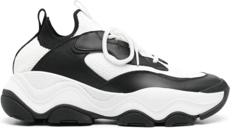 Michael Kors Zwarte Gebreide Sneakers Platte - Foto 2