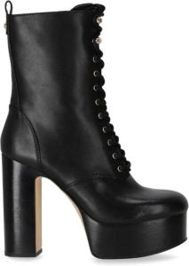 Michael Kors Natasha Lace Up Bootie Zwart Dames