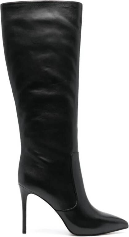 Michael Kors Rue Leather Knee Boot Black Dames