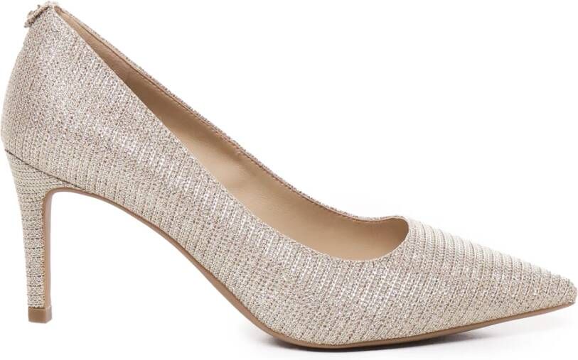 Michael Kors Elegante Hakken Vegan Lederen Schoenen Yellow Dames - Foto 4