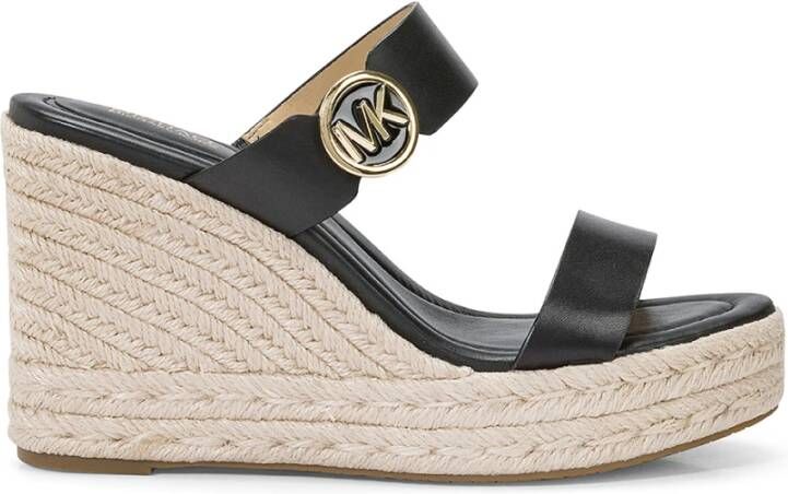 Michael Kors Zwarte Lucinda Sleehak Sandalen Black Dames