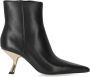 Michael Kors Zwarte enkellaarsjes met spiegelhak Black Dames - Thumbnail 10