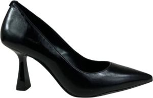 Michael Kors Zwarte Mid Pump Decollete met 8 cm Hak Zwart Dames
