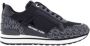Michael Kors Zwarte Monogram Wilma Sneakers Black Dames - Thumbnail 1